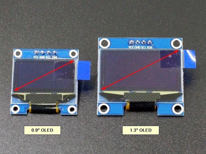 OLED 1.3″ 128×64 I2C Blue Display