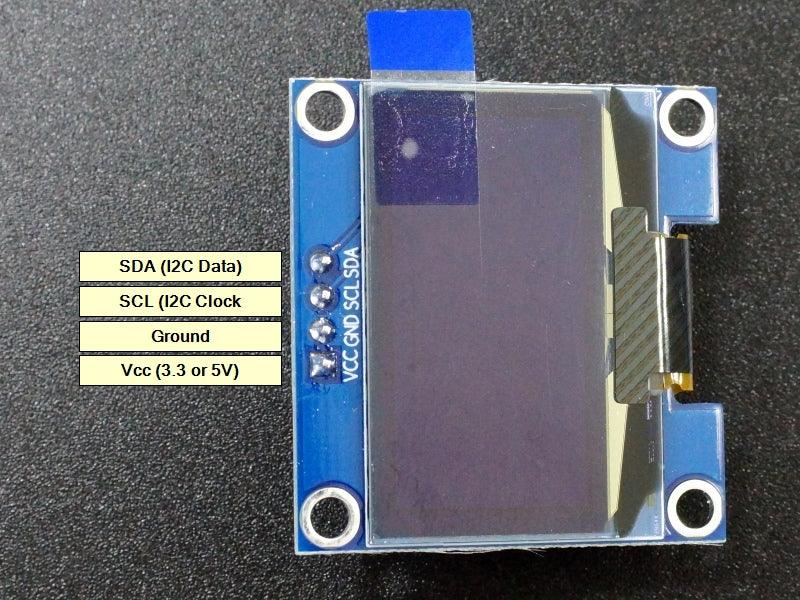 OLED 1.3″ 128×64 I2C Blue Display