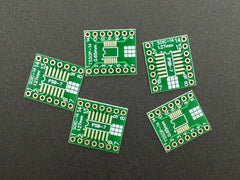 PCB, SOIC/TSSOP-14 to DIP Adapter ENIG (5-Pack)