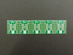 PCB, SOIC/TSSOP-14 to DIP Adapter ENIG (5-Pack)