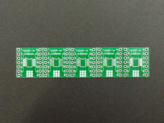 PCB, SOIC/TSSOP-14 to DIP Adapter HASL (5-Pack)