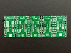 PCB, SOIC/TSSOP-24 to DIP Adapter HASL (5-Pack)