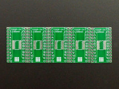 PCB, SOIC/TSSOP-24 to DIP Adapter HASL (5-Pack)