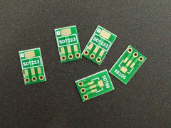 PCB, SOT223 / SOT89 Adapter ENIG (5-Pack)