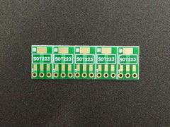 PCB, SOT223 / SOT89 Adapter ENIG (5-Pack)