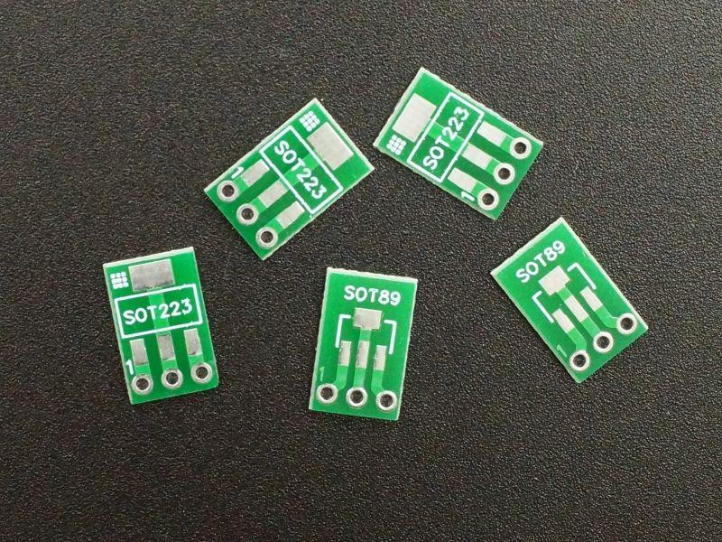 PCB, SOT223 / SOT89 Adapter HASL (5-Pack)