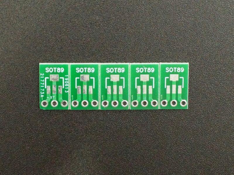 PCB, SOT223 / SOT89 Adapter HASL (5-Pack)