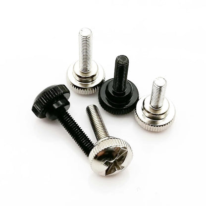 PC_computer_case_cover_slotted_Phillips_head_hand_tighten_thumb_screw_DIY