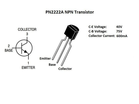 PN2222A NPN General Purpose Transistor (10-Pack)