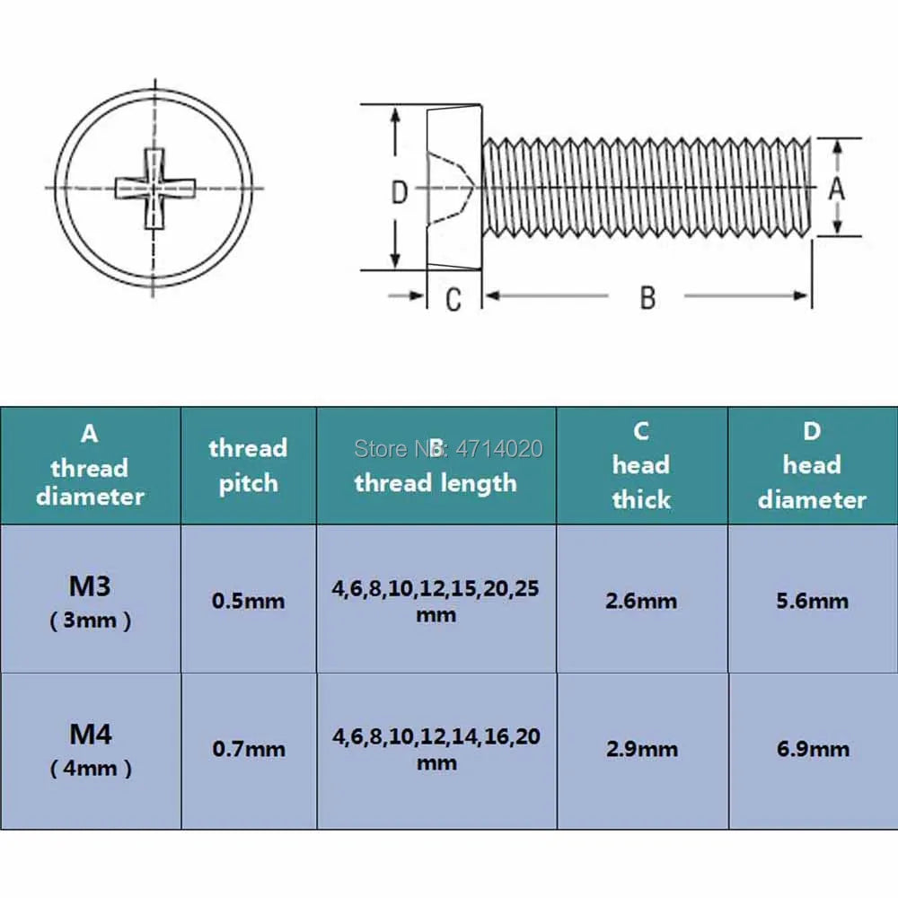 Pan_head_M3-M4_clear_acrylic_transparent_plastic_Phillips_screw_bolt_length_4-25mm