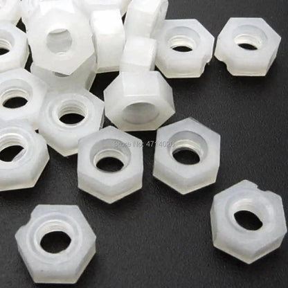 Pan_round_head_M2-M4_black_and_white_nylon_plastic_Phillips_screw_bolt_length_5-50mm