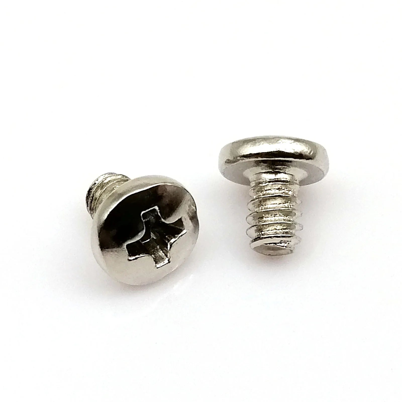 Phillips Flat Round Wafer Head Screw Bolt 6#-32x5/6/8mm for PC Case Hard Drive HDD Power Supply PSU Mount Computer Fixing silver Keszoox