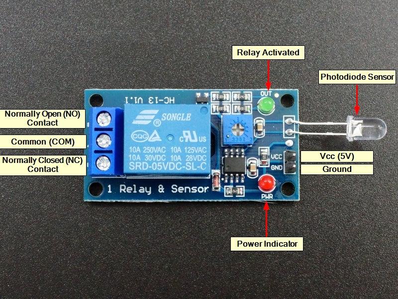 Light Sensitive Relay Module 5V