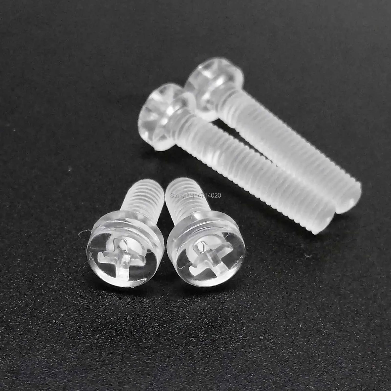 Plastic_round_head_cross_screw_acrylic_Phillips_pan_head_M3_M4