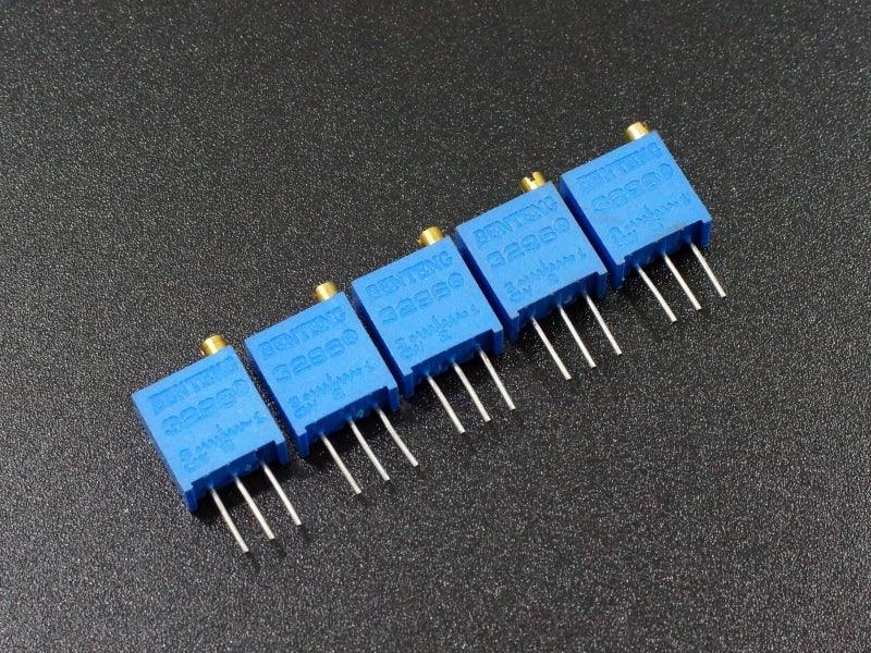 Trimmer Potentiometers 10K Multi-Turn (5-Pack)
