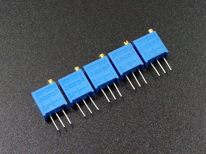 Trimmer Potentiometers 10K Multi-Turn (5-Pack)