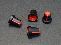 Potentiometer Control Knob – Red (4-Pack)