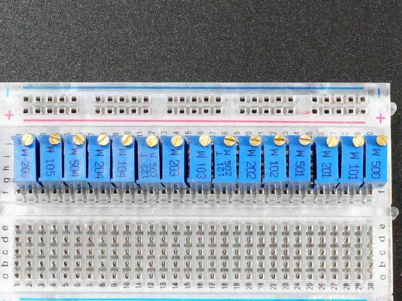 Trimmer Potentiometers Multi-Turn Kit (15 Values 15-pcs)