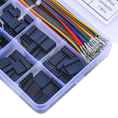 Premium 22AWG pre-crimped wires designed for Dupont 2.54mm male and female connector kit