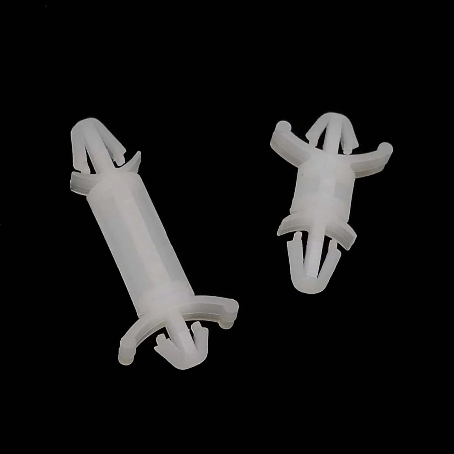 Push-in_snap_clip_standoff_made_of_white_nylon_for_electronic_board_fixing