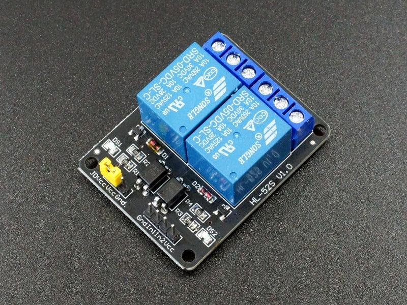 Relay Module 5V x 2 Relay w/ Opto-isolation