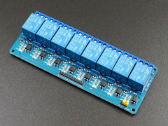 Relay Module 5V x 8 Relay w/ Opto-isolation