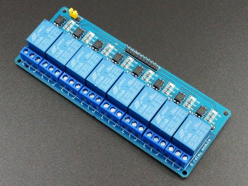 Relay Module 5V x 8 Relay w/ Opto-isolation