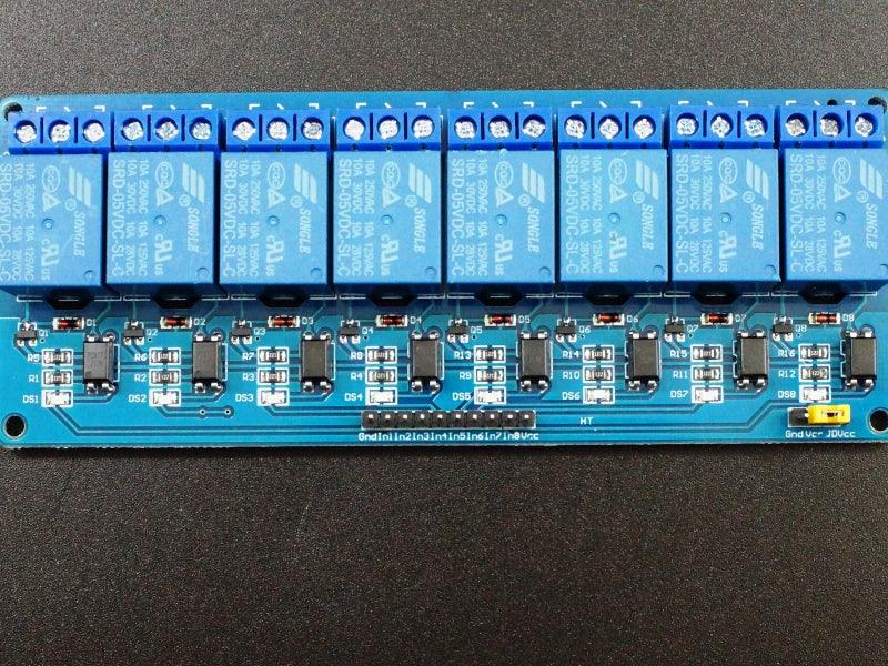 Relay Module 5V x 8 Relay w/ Opto-isolation