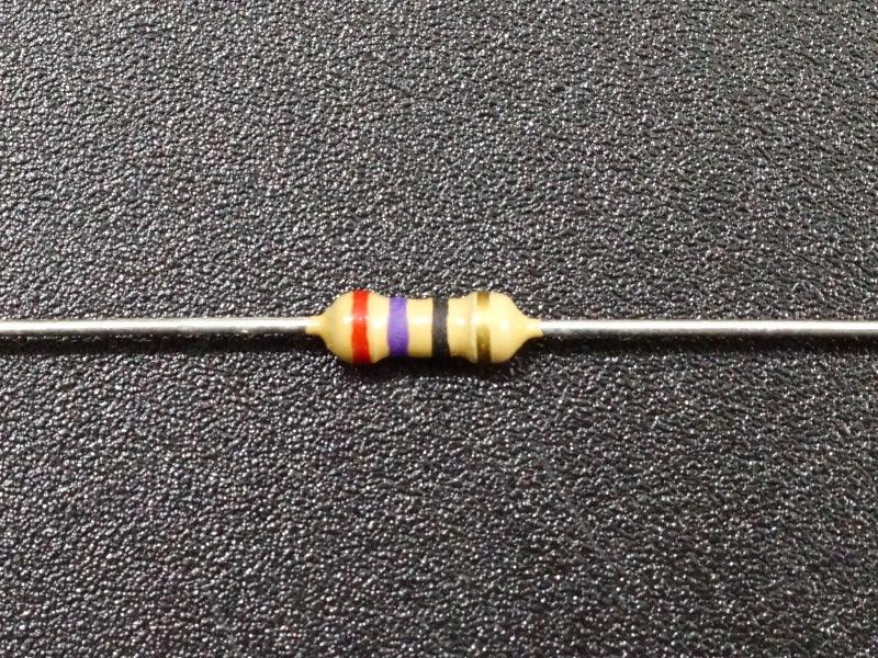 Resistor 27 Ohm 5% 1/4W (25-Pack)