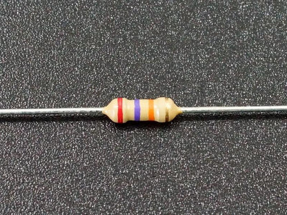 Resistor 27K Ohm 5% 1/4W (25-Pack)