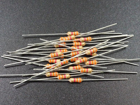 Resistor 3.3K Ohm 5% 1/4W (25-Pack)