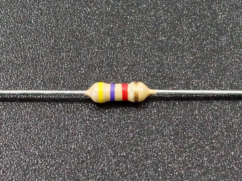 Resistor 4.7K Ohm 5% 1/4W (25-Pack)