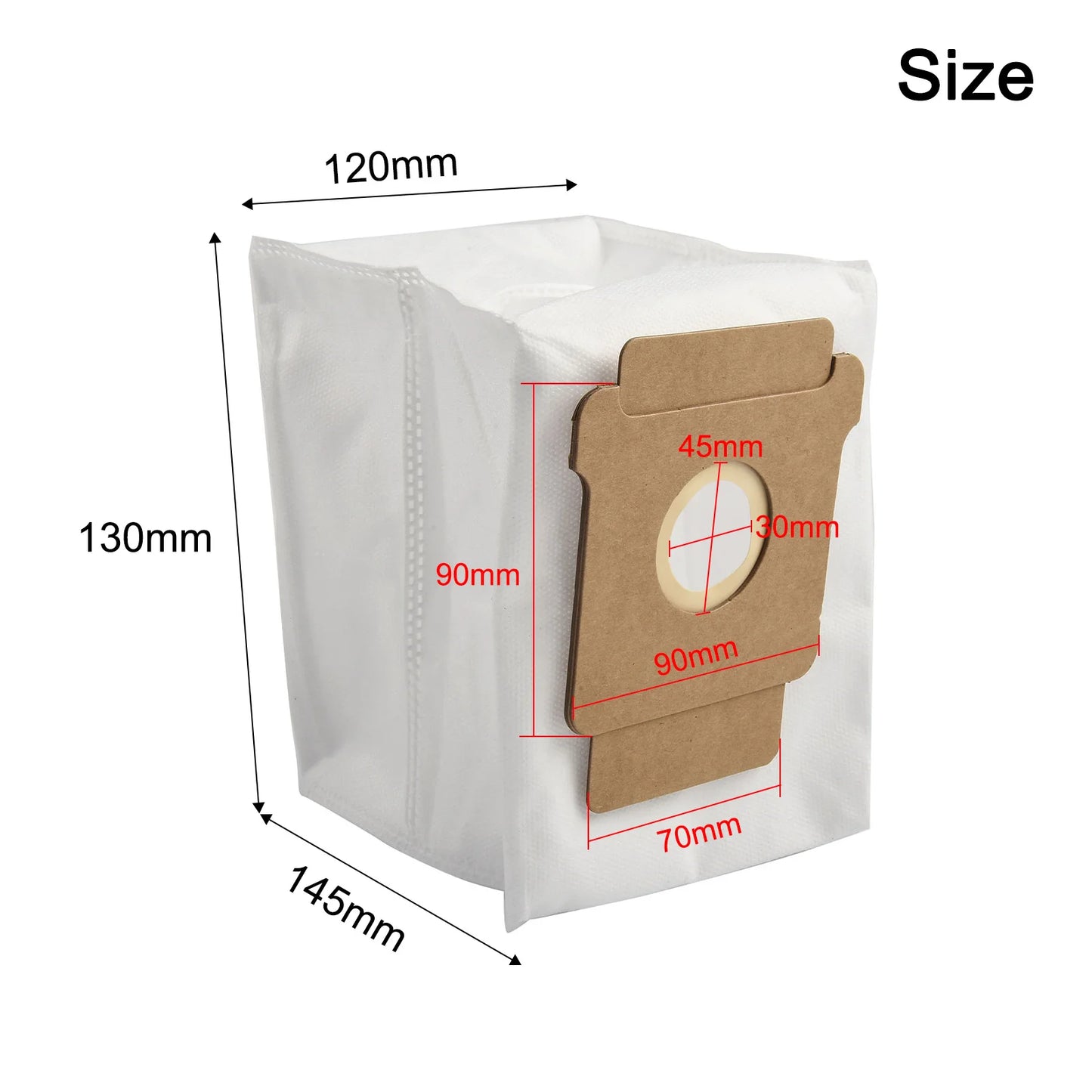 Wear Resistant Vacuum Bags 2.8 L Dust Bags Effective Home Cleaning Wear Resistant Material For Combo I J Series