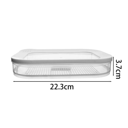Bacon & Lunch Meat Storage Container for Fridge Stackable Box