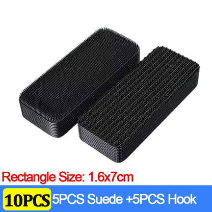 100/2pcs Carpet Fixing Stickers Double Faced High Adhesive Car Carpet Fixed Patches Home Floor Foot Mats Anti Skid Grip Tapes