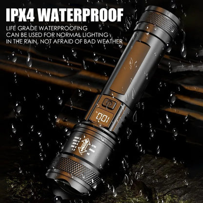 Ultra Bright LED Flashlight T6 Rechargeable Tactical Clip Torch