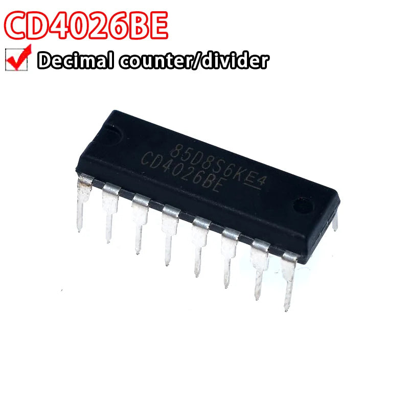 5PCS CD4015BE CD4017BE CD4019BE CD4020BE CD4021BE CD4026BE CD4029BE CD4040BE CD4060BE CD4094BE DIP-16 ICs