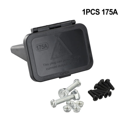 175A Anderson Plug Connector Flush Mount Bracket Panel Cover for Caravan Base Installation Wire Connectors