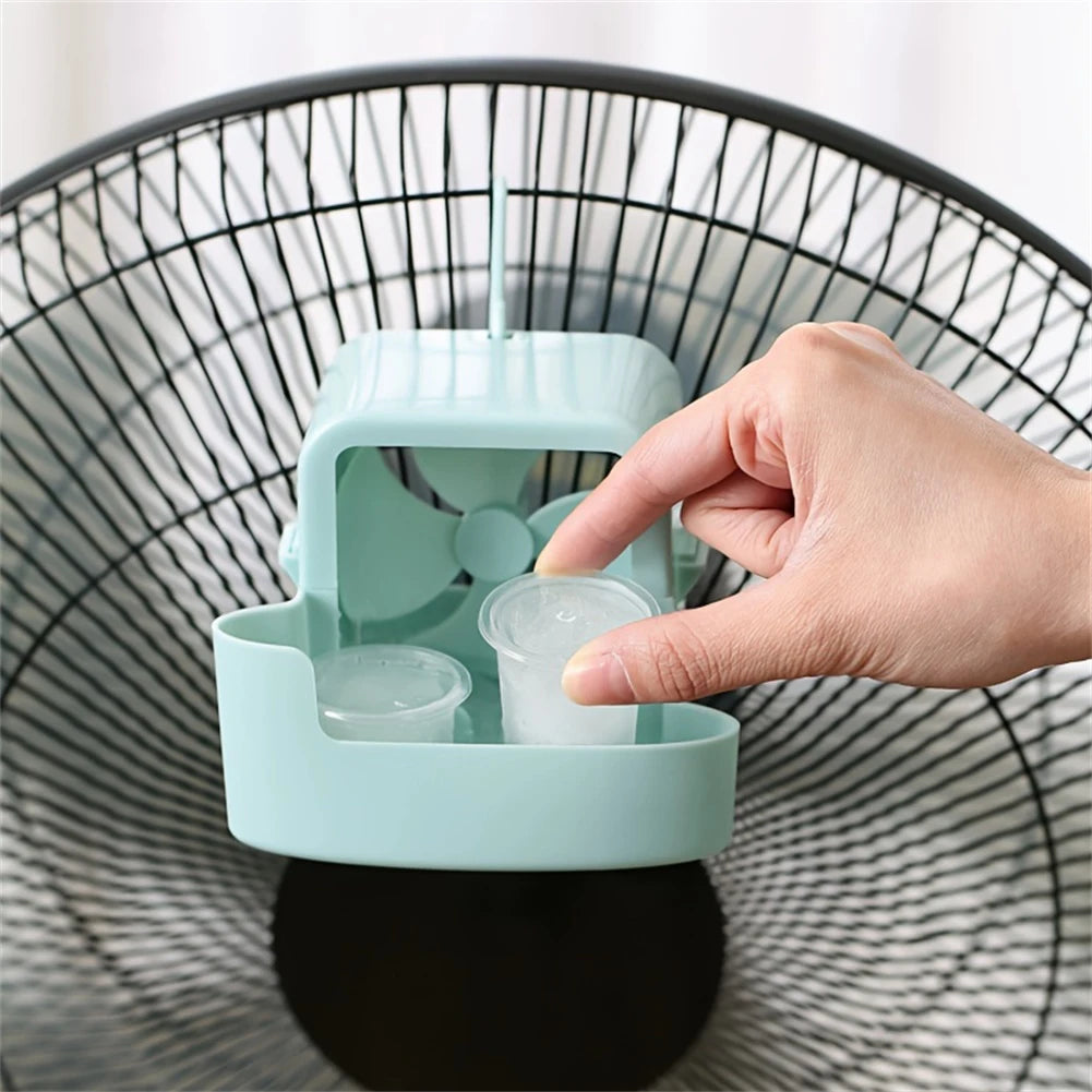 Travel Cooling Device Portable Fan Cooler Quick Installation Fan Cooler Ice System Lightweight Design Portable Travel Accessory