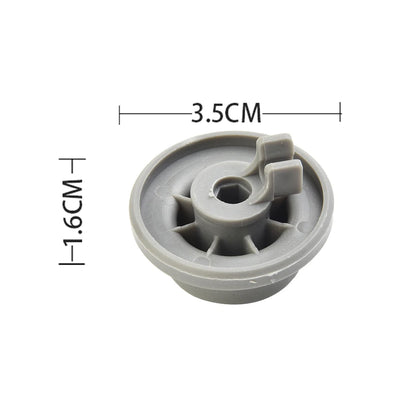 Dishwasher Lower Basket Wheels — 8pcs Replacement Rollers for Siemens S5555X0GB/79 S5943X2GB/31 S6409N2GB/17 HF87950GB/03 KG57U95/13