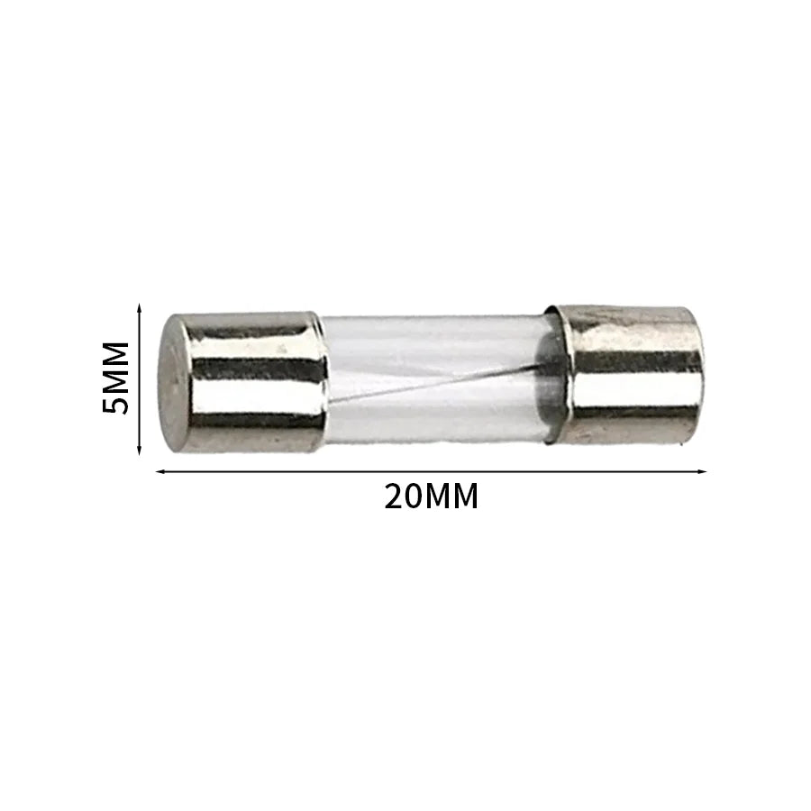 5x20mm Quick Blow Glass Tube Fuse Kit ¨C Assorted Amp Ratings 0.2A-20A 250V with Storage Box