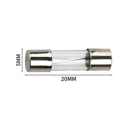 5x20mm Quick Blow Glass Tube Fuse Kit ¨C Assorted Amp Ratings 0.2A-20A 250V with Storage Box