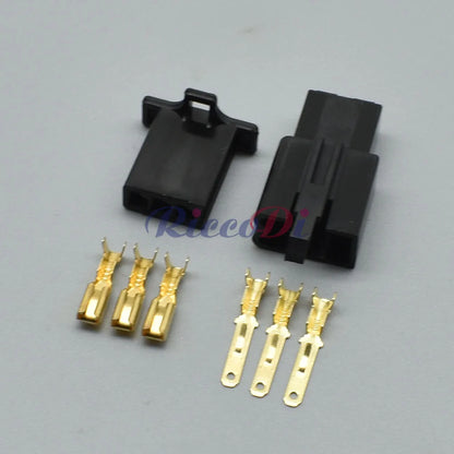 3 Pin 2.8mm Automotive Connector 6030-3991 6040-3111 DJ7031A-2.8 with 15cm Wires Male Female