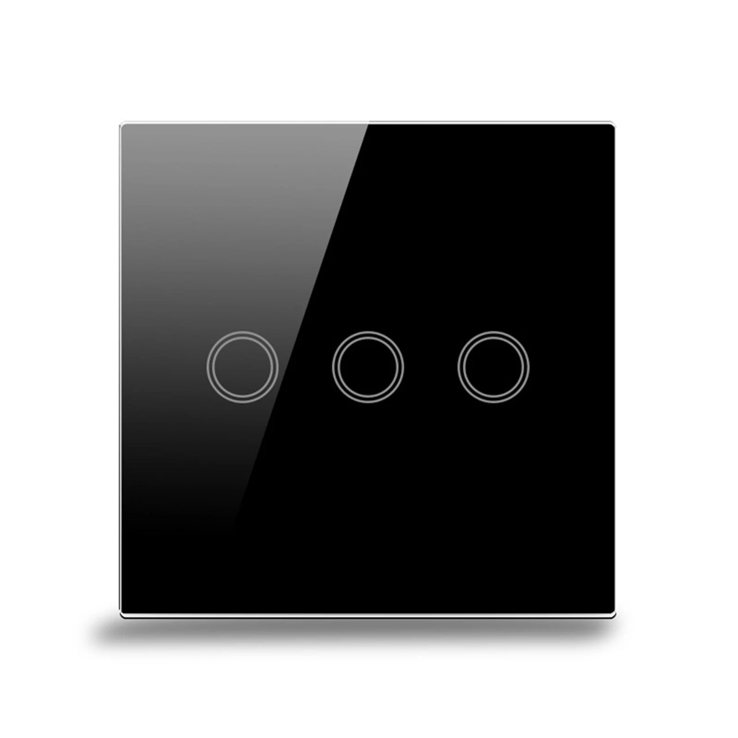 Contemporary 3 Gang Touch Light Switch Engineered to Work Seamlessly With All Your Lighting Fixtures in Any Location