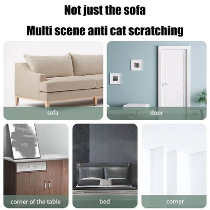 PVC Sofa Clear Waterproof Tape Furniture Guard Transparent Self-Adhesive Cats From Scratching Furniture Protectors Tape