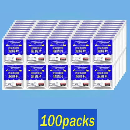 100/10pcs Car Glass water Cleaner Effervescent Tablet Auto Window Solid Cleaning Automobile Car Glass Wiper Washing Tablets