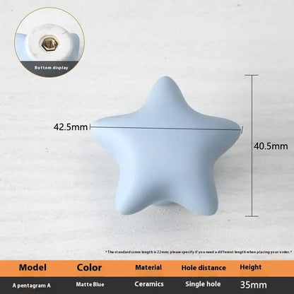 1pc Children's Furniture Handles Nordic Ceramic Children Room Cabinet Handles Macaron Colorful Round Drawer Knobs And Pulls