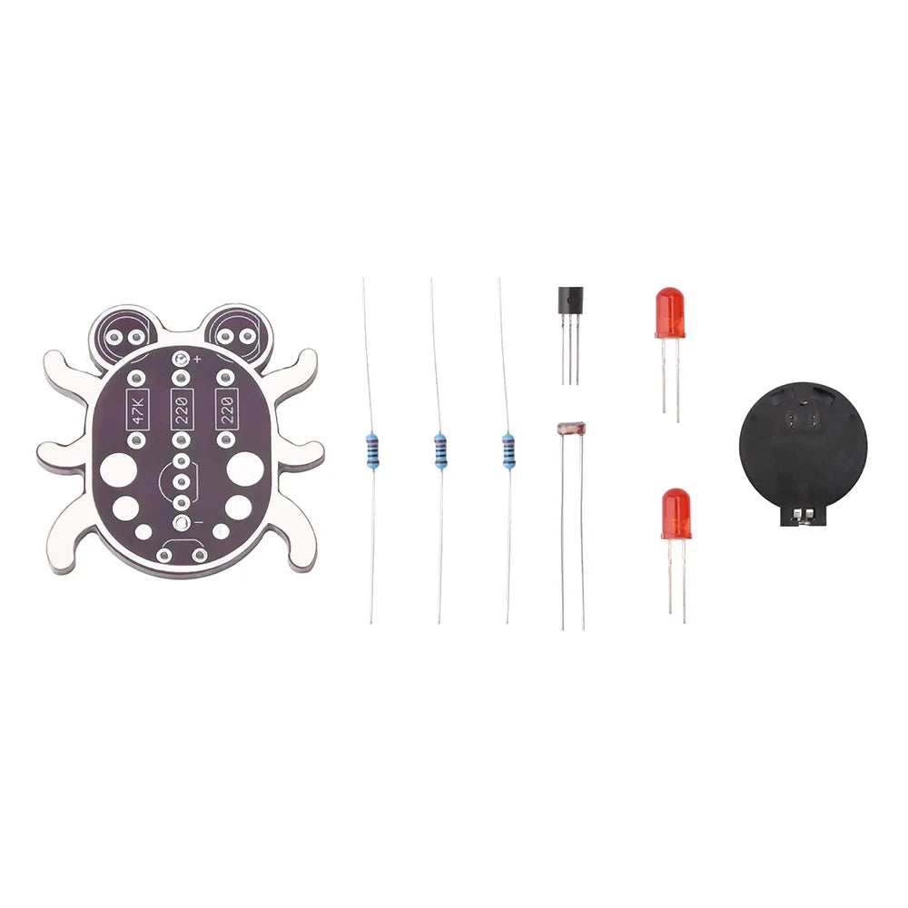 Weevil Eye Electronic DIY Soldering Kit for Beginners | Fun STEM Learning Project for Students and Parent-Child Interaction