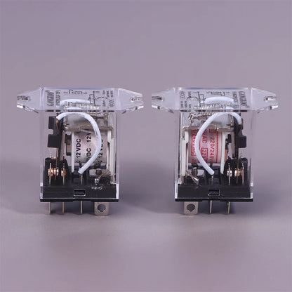 JQX-13F HH62P High Power Relay Coil General DPDT Micro Mini Electromagnetic Relay Switch With Socket Base AC220V DC12V24V