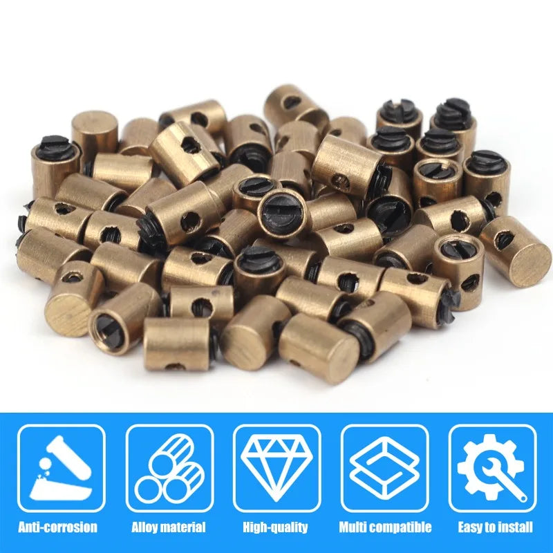 Motorcycle Throttle Cable Core Brake Bolt Pin Motocross Motorcycle Beach Bike Throttle Pull Cable Brake Stop Bolt Pin 50CC-250CC